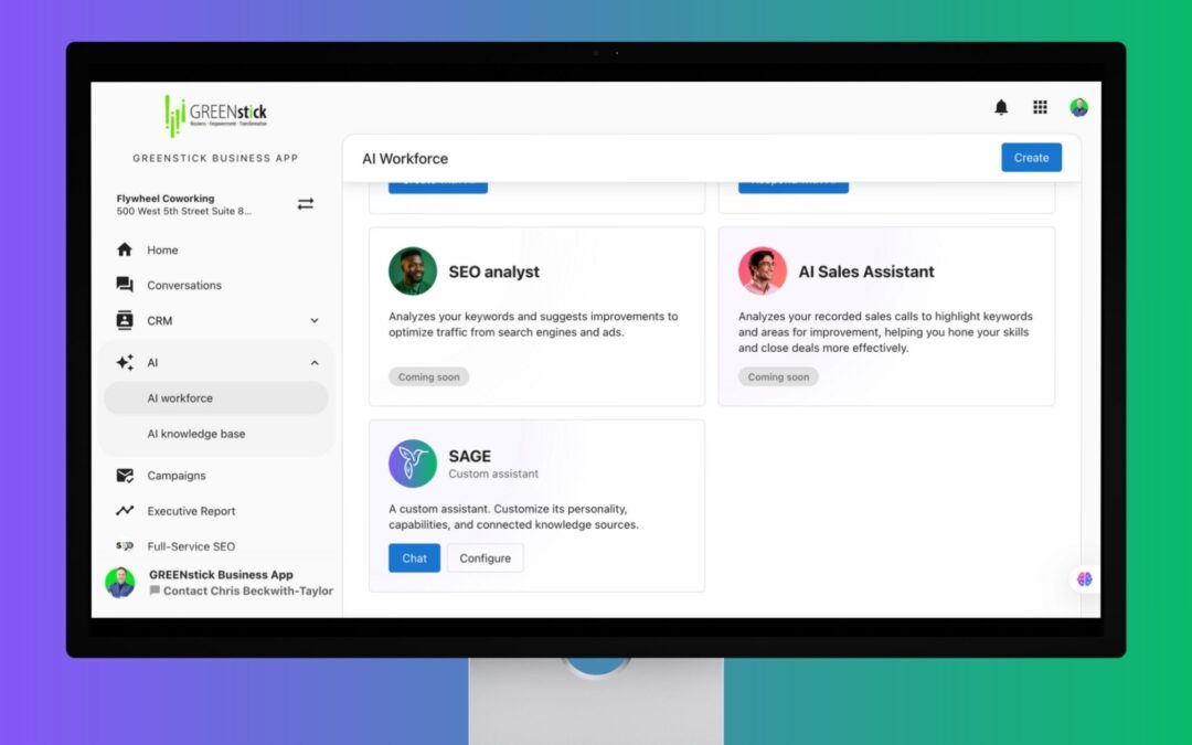 Introducing SAGE – Your New AI Business Assistant is Coming Soon to GREENstick